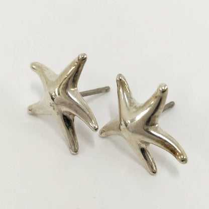 Tiffany & Co Star Fish Earrings Silver — view 6