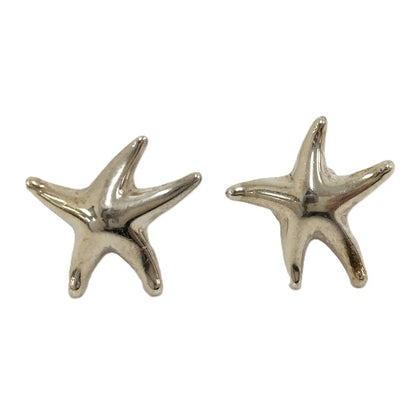 Tiffany & Co Star Fish Earrings Silver