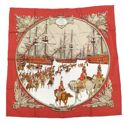 Hermes Carre 90 Scarf Marine ET Cavalerie Sea and Cavalry Silk