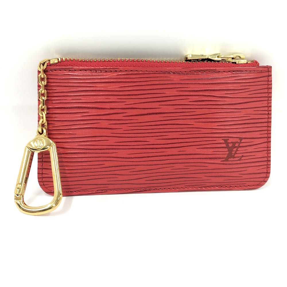 Louis Vuitton Pochette Cles Epi Castilian Red