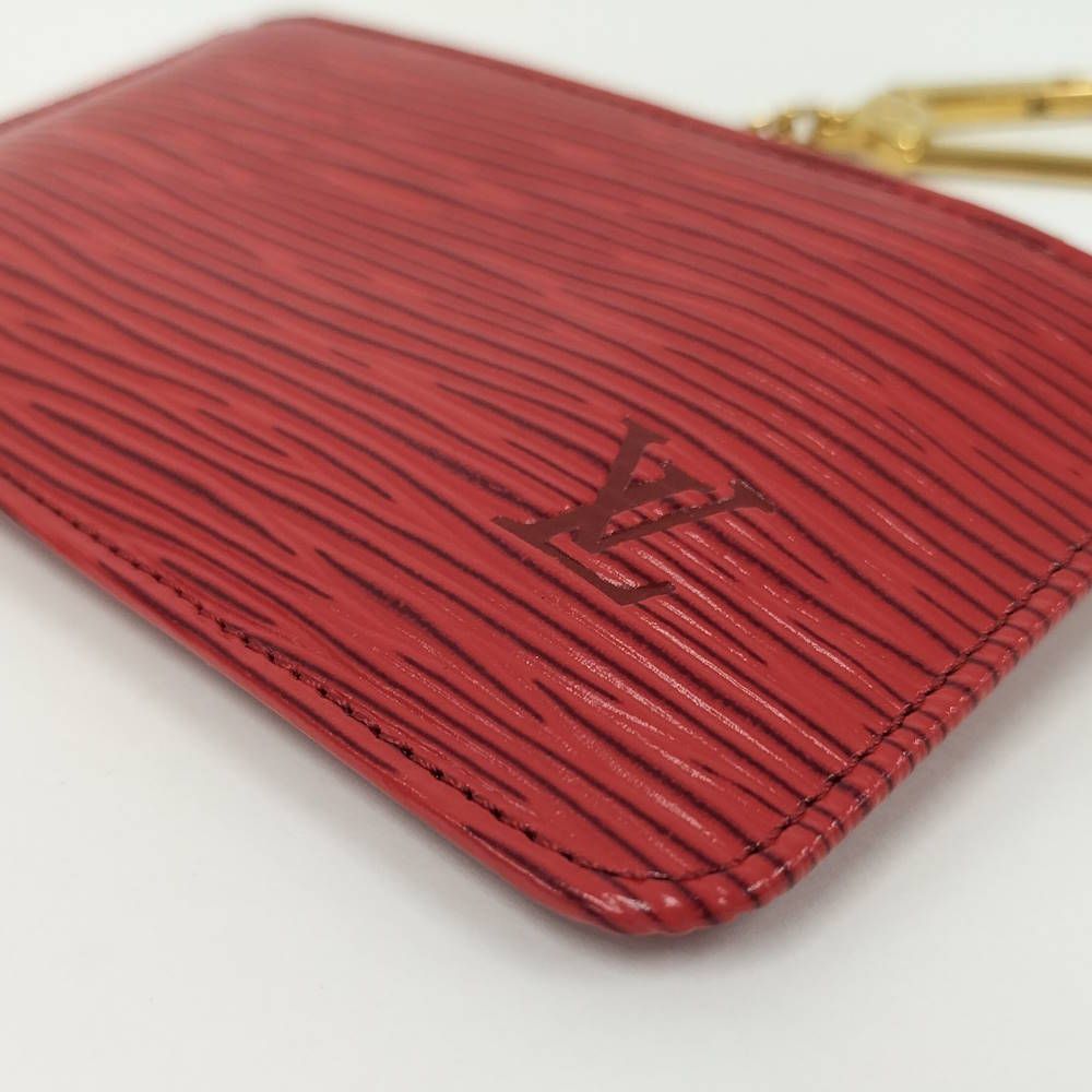 Louis Vuitton Pochette Cles Epi Castilian Red — view 3