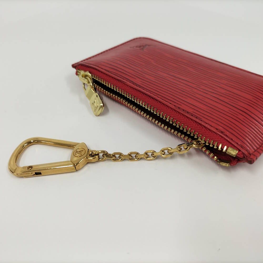 Louis Vuitton Pochette Cles Epi Castilian Red — view 5