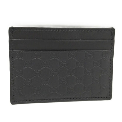 Gucci Micro Guccissima Card Case Nero