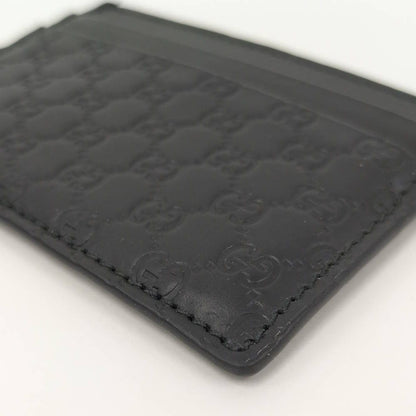 Gucci Micro Guccissima Card Case Nero — view 3