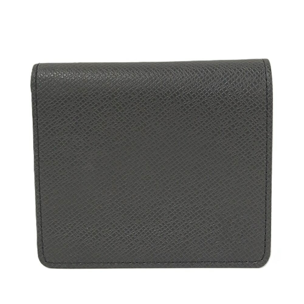 Louis Vuitton Portobier 3 Cult Cles Bifold Wallet Taiga Ardoise