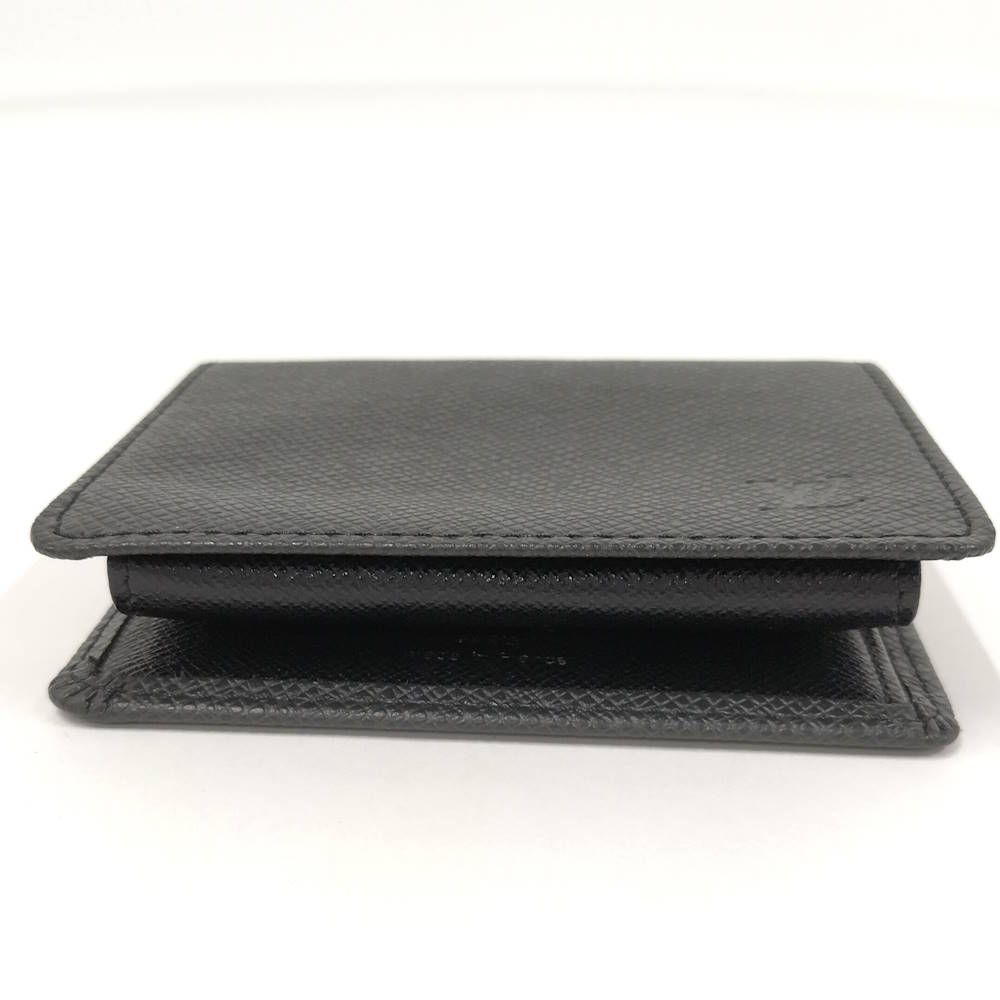 Louis Vuitton Portobier 3 Cult Cles Bifold Wallet Taiga Ardoise — view 5