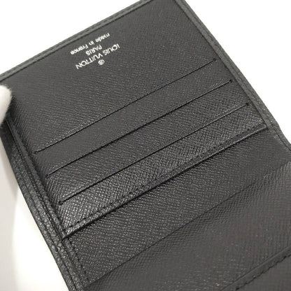 Louis Vuitton Portobier 3 Cult Cles Bifold Wallet Taiga Ardoise — view 7