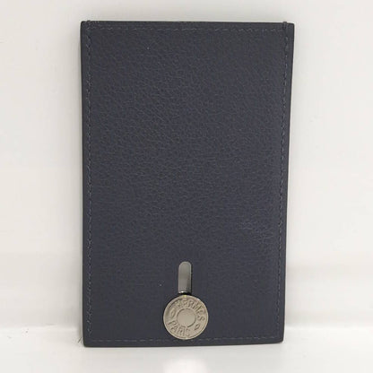 Hermes Card Case Diavolo Navy Leather — view 2