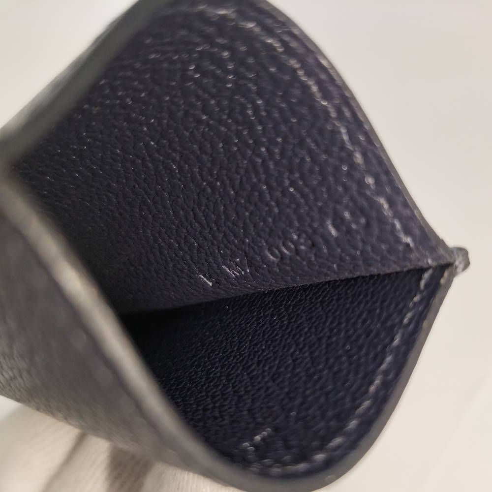 Hermes Card Case Diavolo Navy Leather — view 6