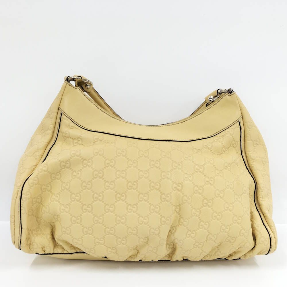Gucci Abbey Shoulder Bag Guccissima Leather Yellow — view 2