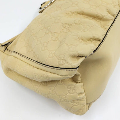 Gucci Abbey Shoulder Bag Guccissima Leather Yellow — view 3