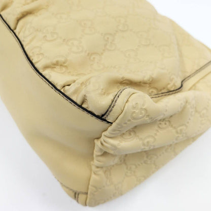 Gucci Abbey Shoulder Bag Guccissima Leather Yellow — view 5