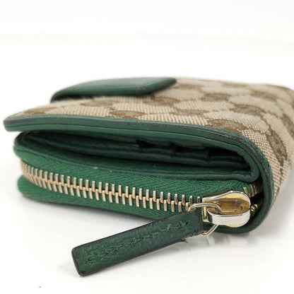 Gucci Bifold Wallet GG Canvas Green — view 5