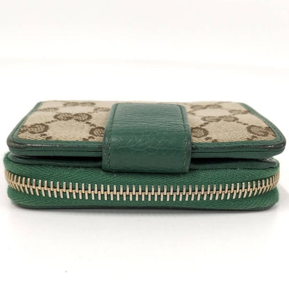 Gucci Bifold Wallet GG Canvas Green — view 6