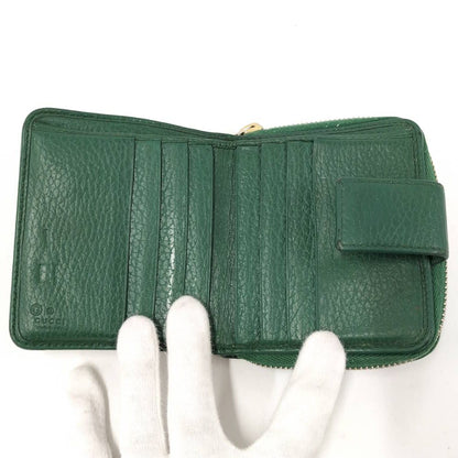 Gucci Bifold Wallet GG Canvas Green — view 2