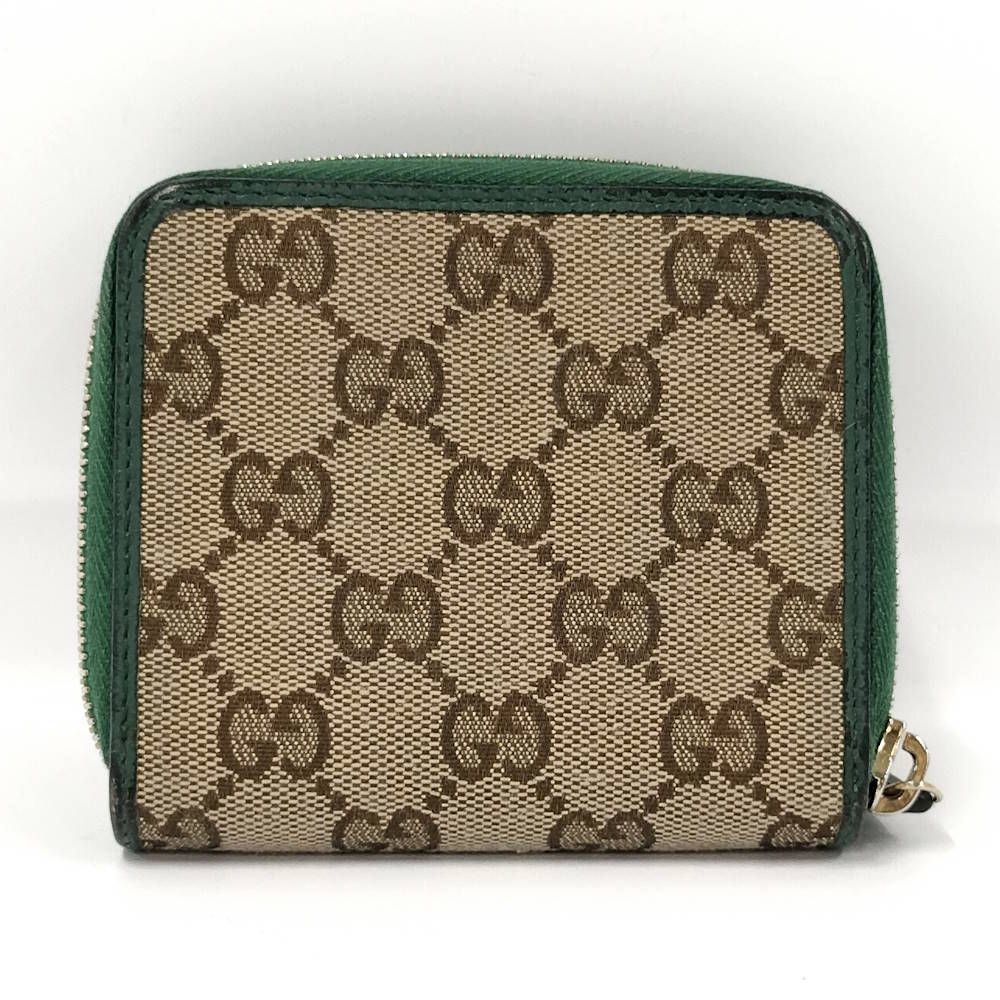 Gucci Bifold Wallet GG Canvas Green — view 3