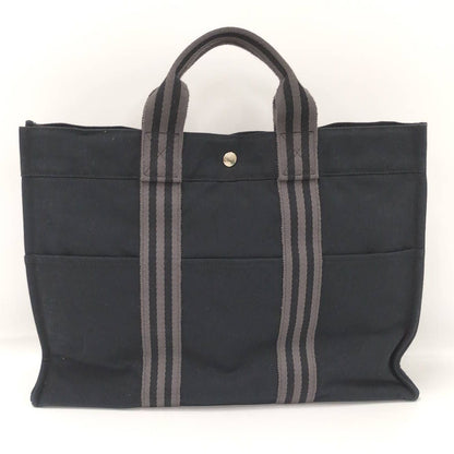 Hermes Fourre Tout MM Tote Canvas Black — view 2