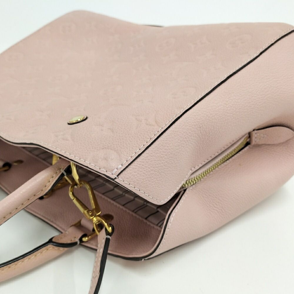 Louis Vuitton Montaigne MM 2-Way Shoulder Bag Empreinte Pink — view 5
