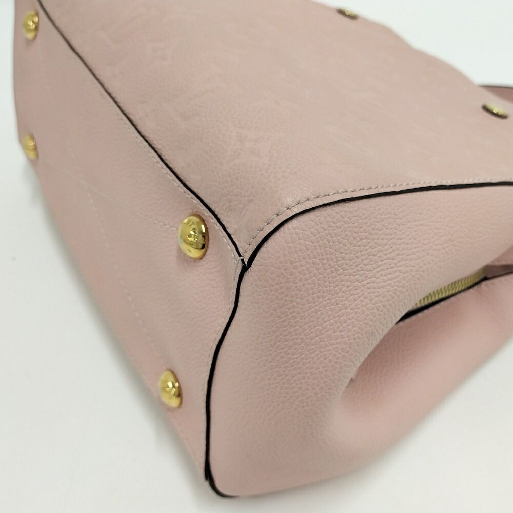 Louis Vuitton Montaigne MM 2-Way Shoulder Bag Empreinte Pink — view 3