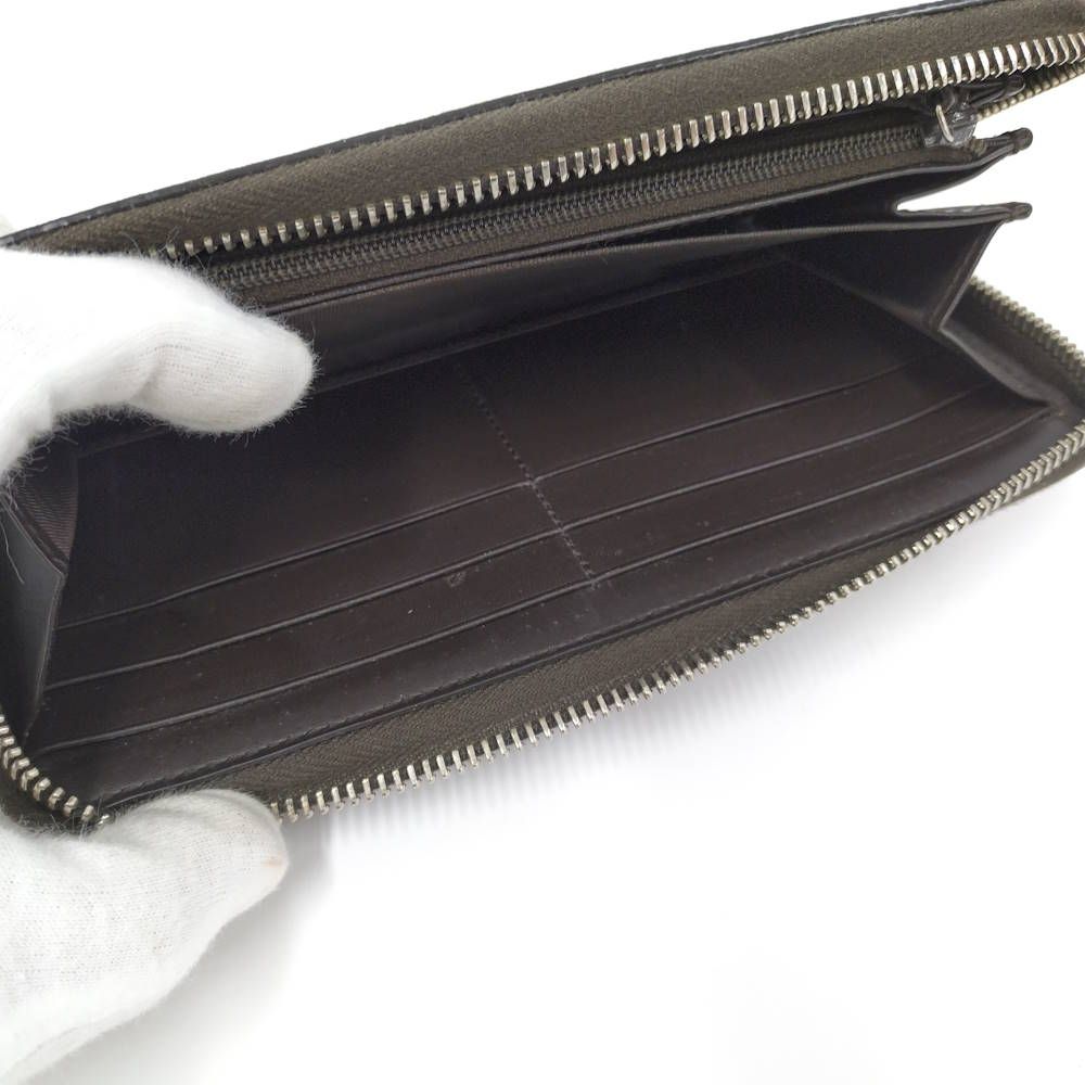 Gucci Sherry Line Zip Around Wallet Brown — view 7