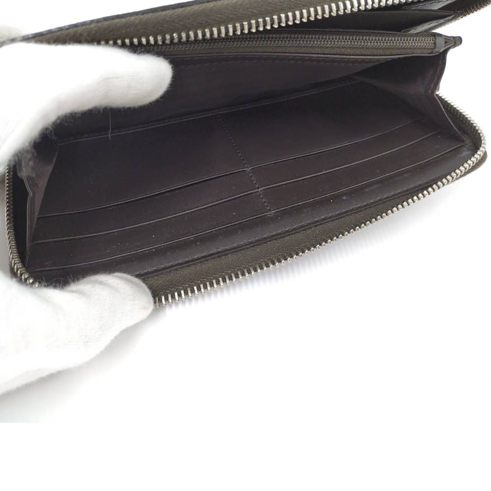 Gucci Sherry Line Zip Around Wallet Brown — view 8