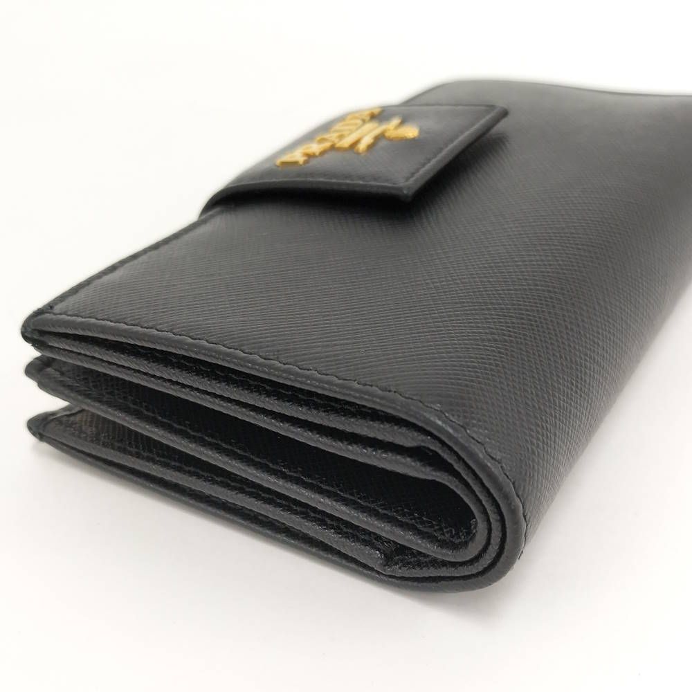 Prada Bifold Wallet Leather Black — view 5