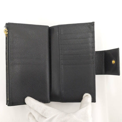 Prada Bifold Wallet Leather Black — view 6