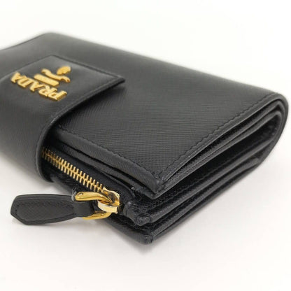 Prada Bifold Wallet Leather Black — view 3