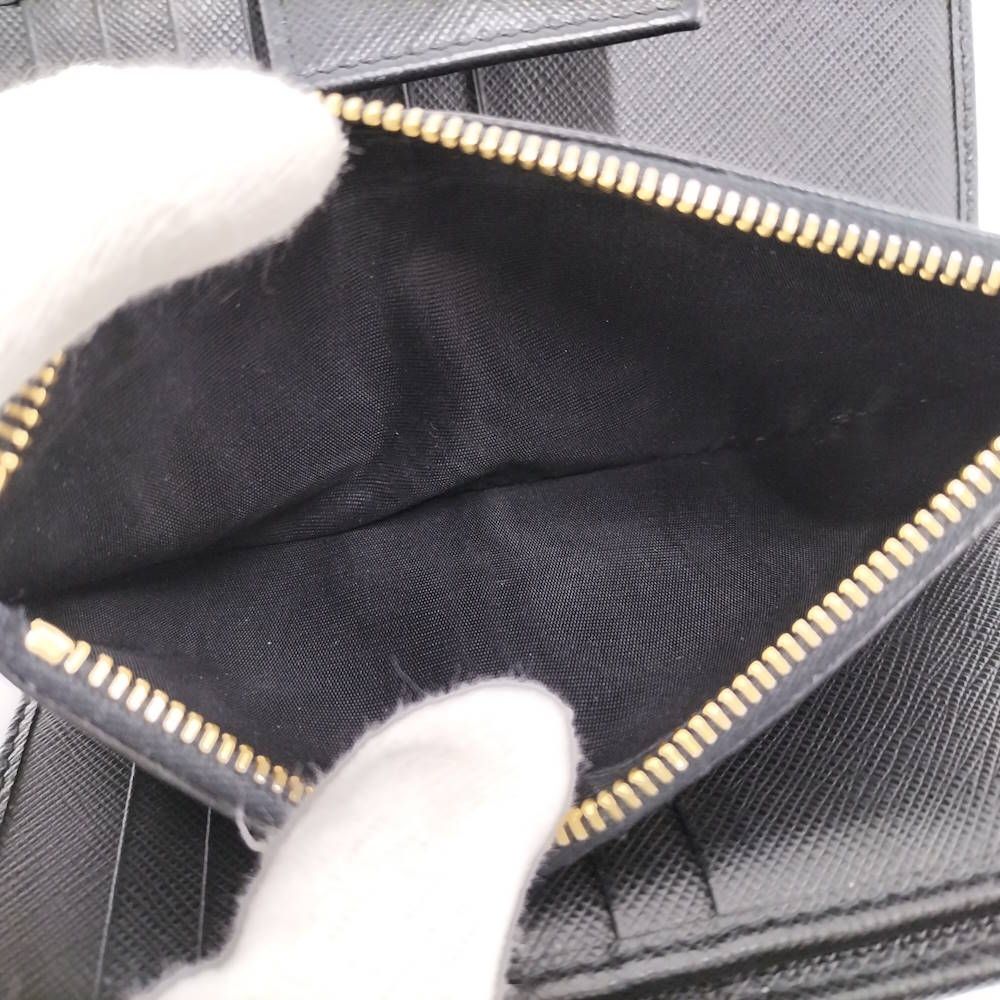Prada Bifold Wallet Leather Black — view 9