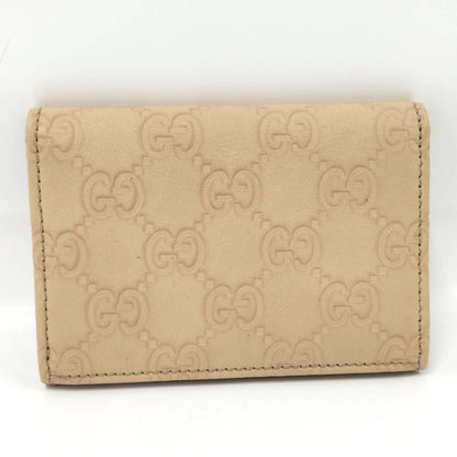 Gucci Card Case Leather Beige — view 3