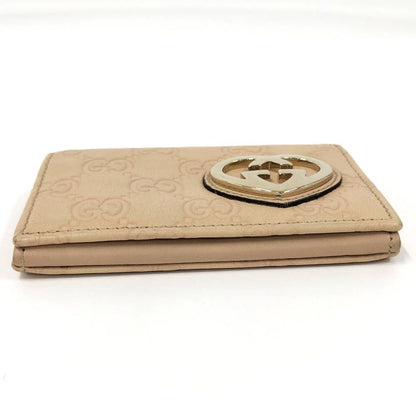 Gucci Card Case Leather Beige — view 5