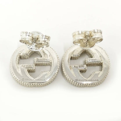 Gucci Earrings Interlocking Silver — view 4