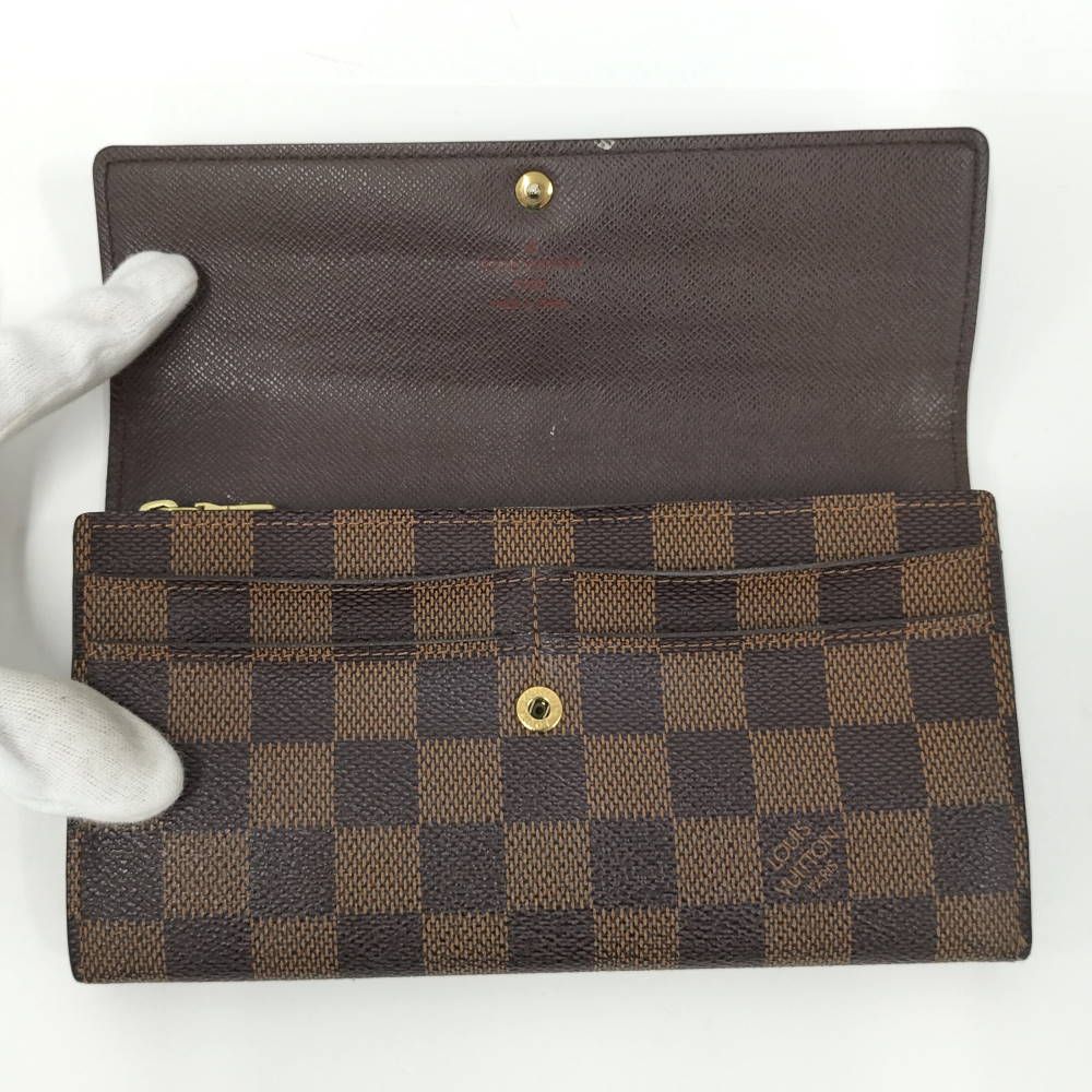 Louis Vuitton Portefeuille Sarah Bifold Wallet Damier Ebene — view 2