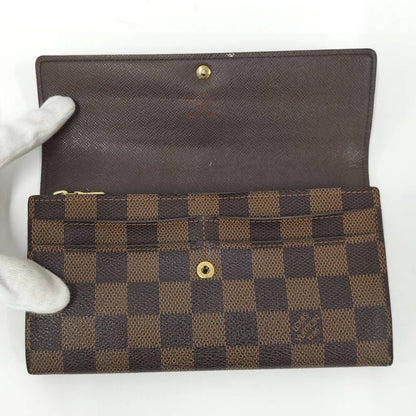 Louis Vuitton Portefeuille Sarah Bifold Wallet Damier Ebene — view 2