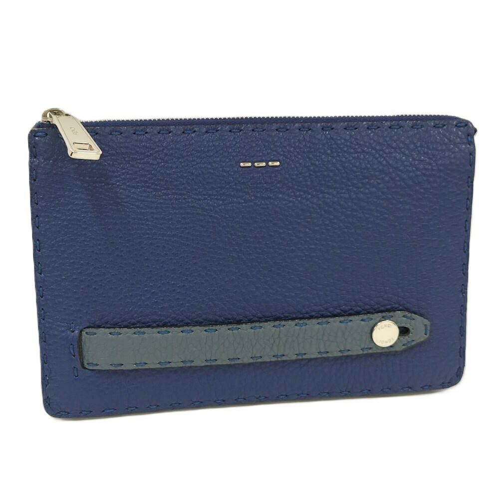 Fendi Selleria Clutch Blue