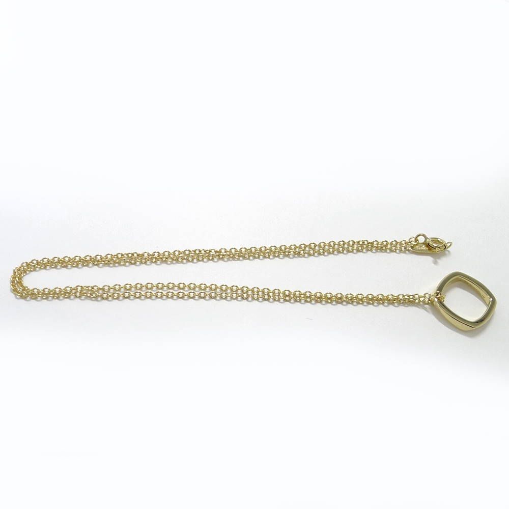 Tiffany & Co Necklace Square Top 18k Yellow Gold — view 3
