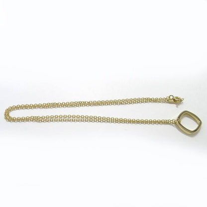 Tiffany & Co Necklace Square Top 18k Yellow Gold — view 3