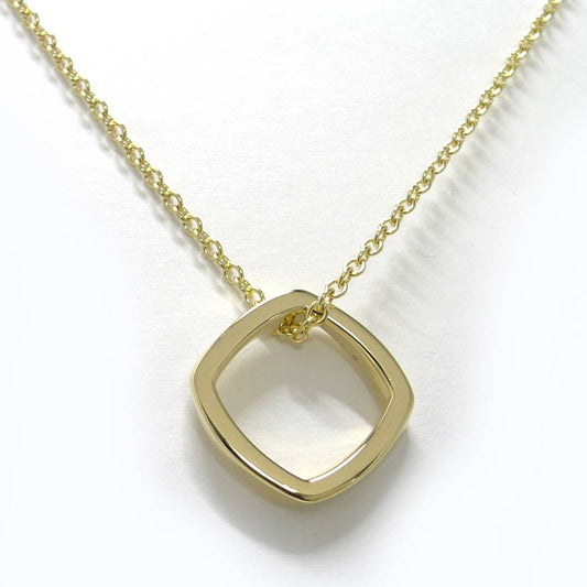 Tiffany & Co Necklace Square Top 18k Yellow Gold