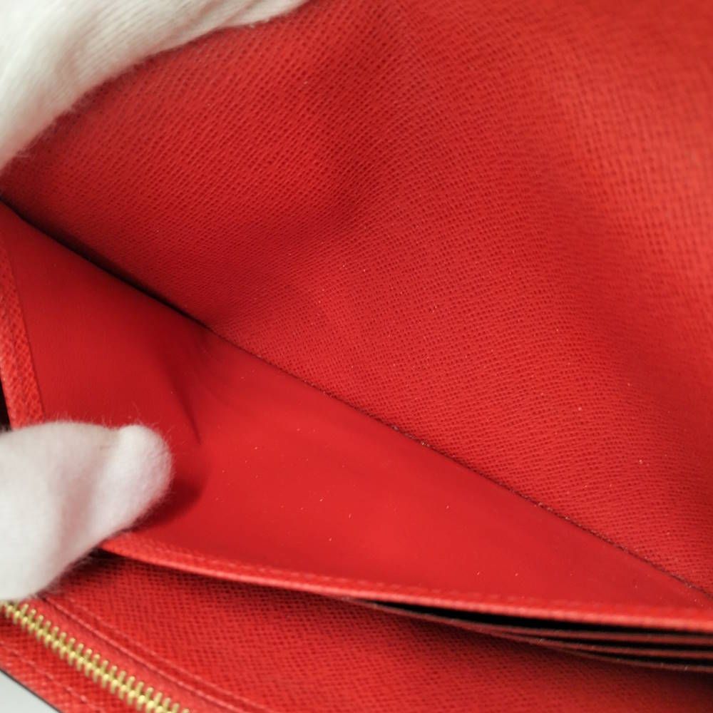 Louis Vuitton Bifold Wallet Portefeuille Sarah Monogram Coquelicot — view 9