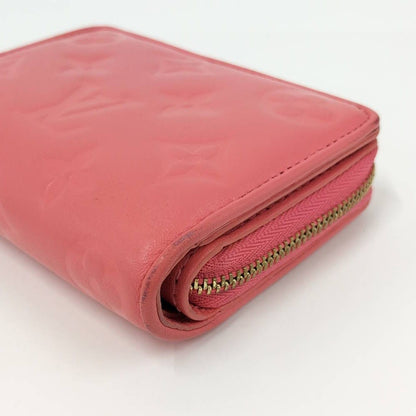 Louis Vuitton Bifold Wallet Portefeuille Monogram Embossed Lambskin Pink Sky — view 5