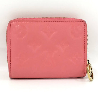 Louis Vuitton Bifold Wallet Portefeuille Monogram Embossed Lambskin Pink Sky — view 3