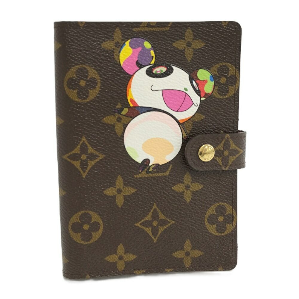 Louis Vuitton Agenda PM Notebook Cover Organizer Monogram Panda