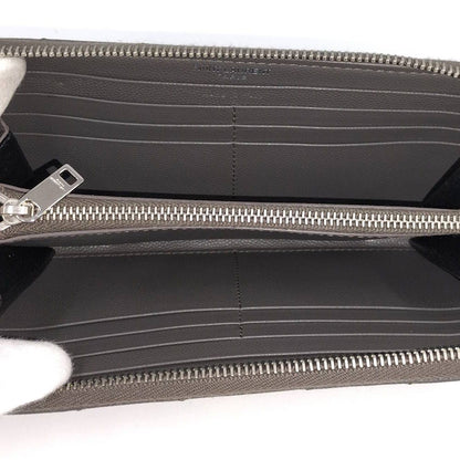 Saint Laurent Zip Around Wallet Leather Gray — view 2