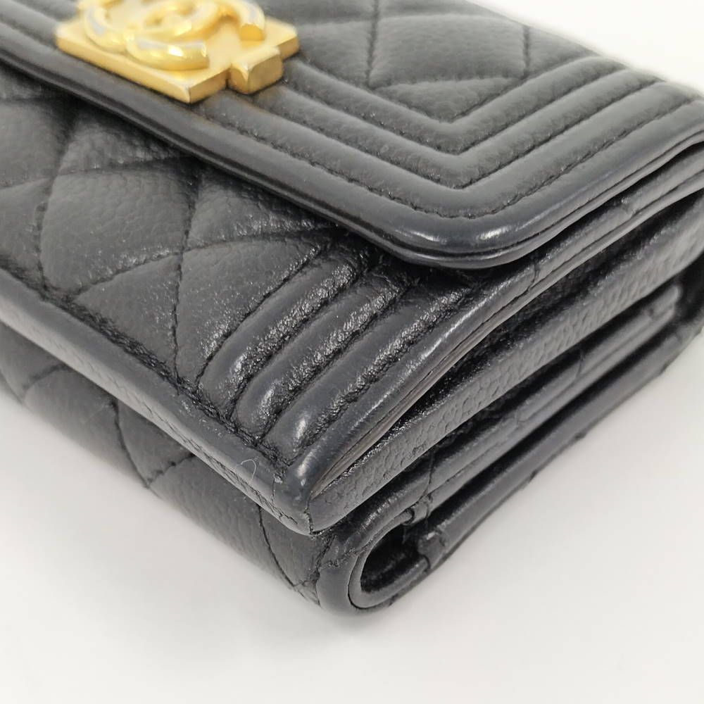 Chanel Wallet Leather Black — view 4