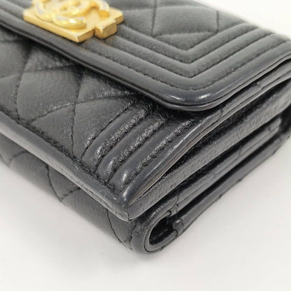 Chanel Wallet Leather Black — view 4