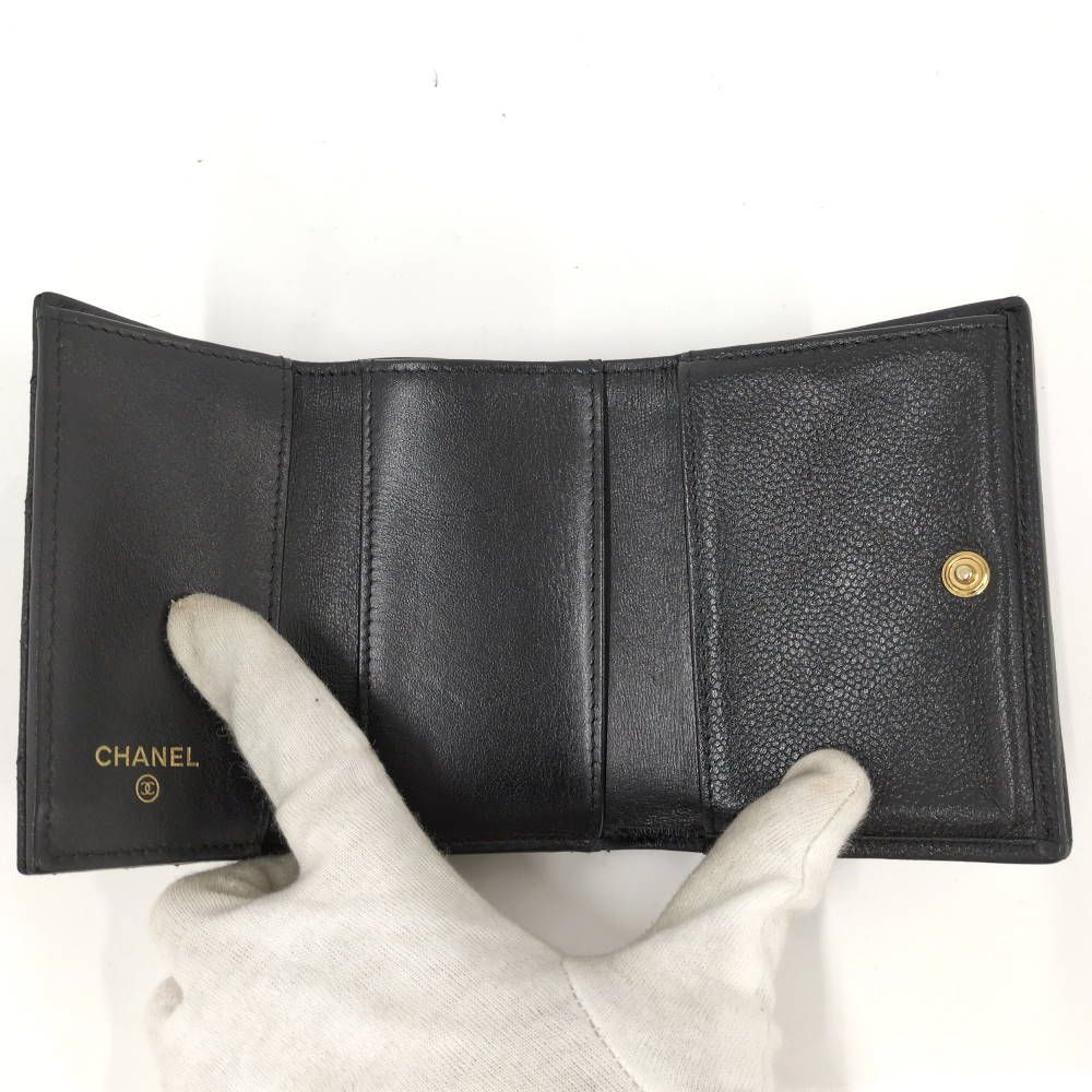 Chanel Wallet Leather Black — view 2