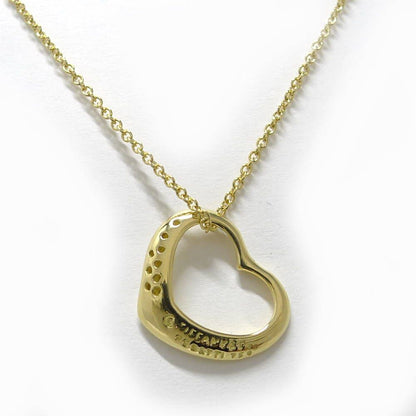 Tiffany & Co Necklace Open Heart 18k Yellow Gold — view 2