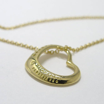 Tiffany & Co Necklace Open Heart 18k Yellow Gold — view 5