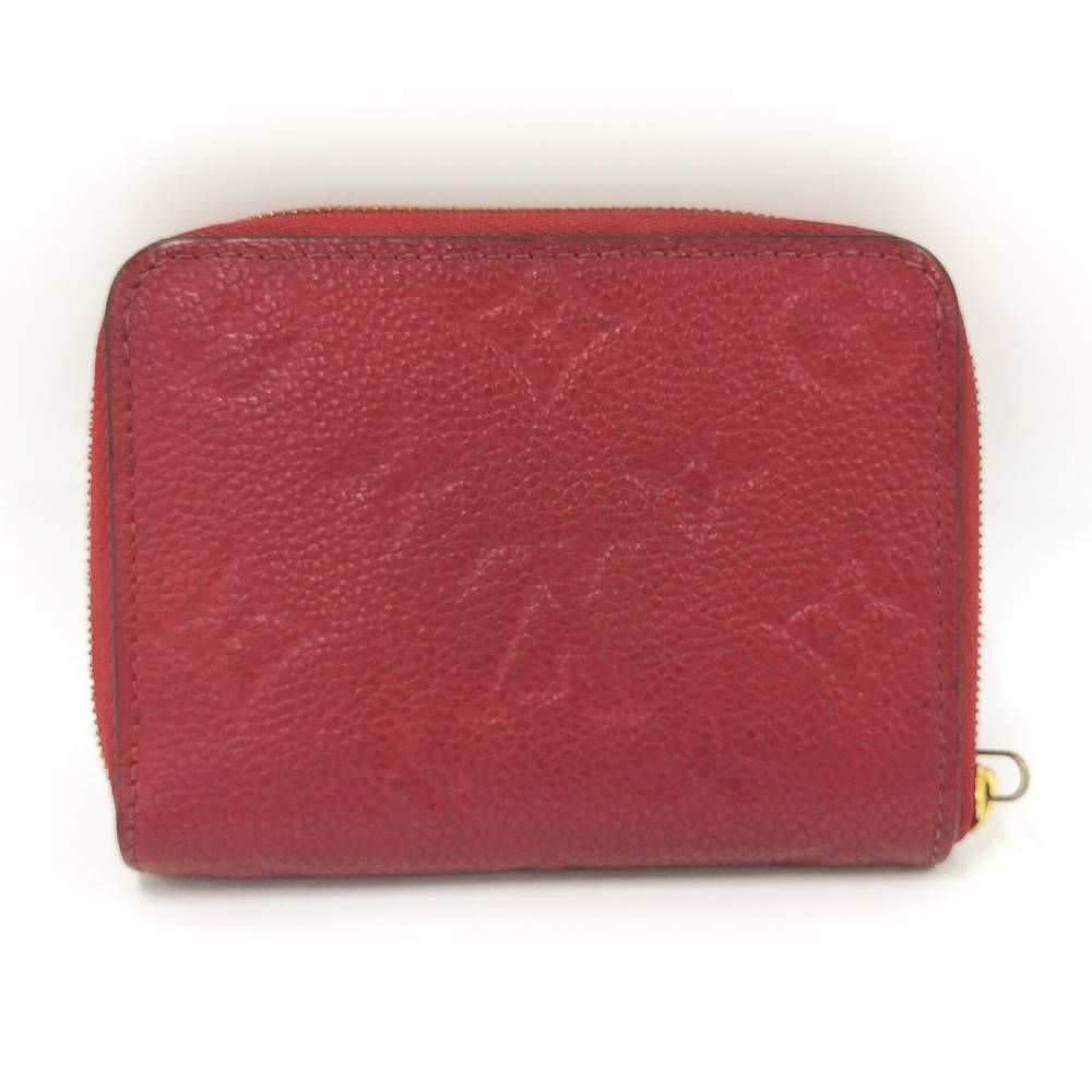 Louis Vuitton Zippy Coin Purse Monogram Empreinte Scarlet — view 3
