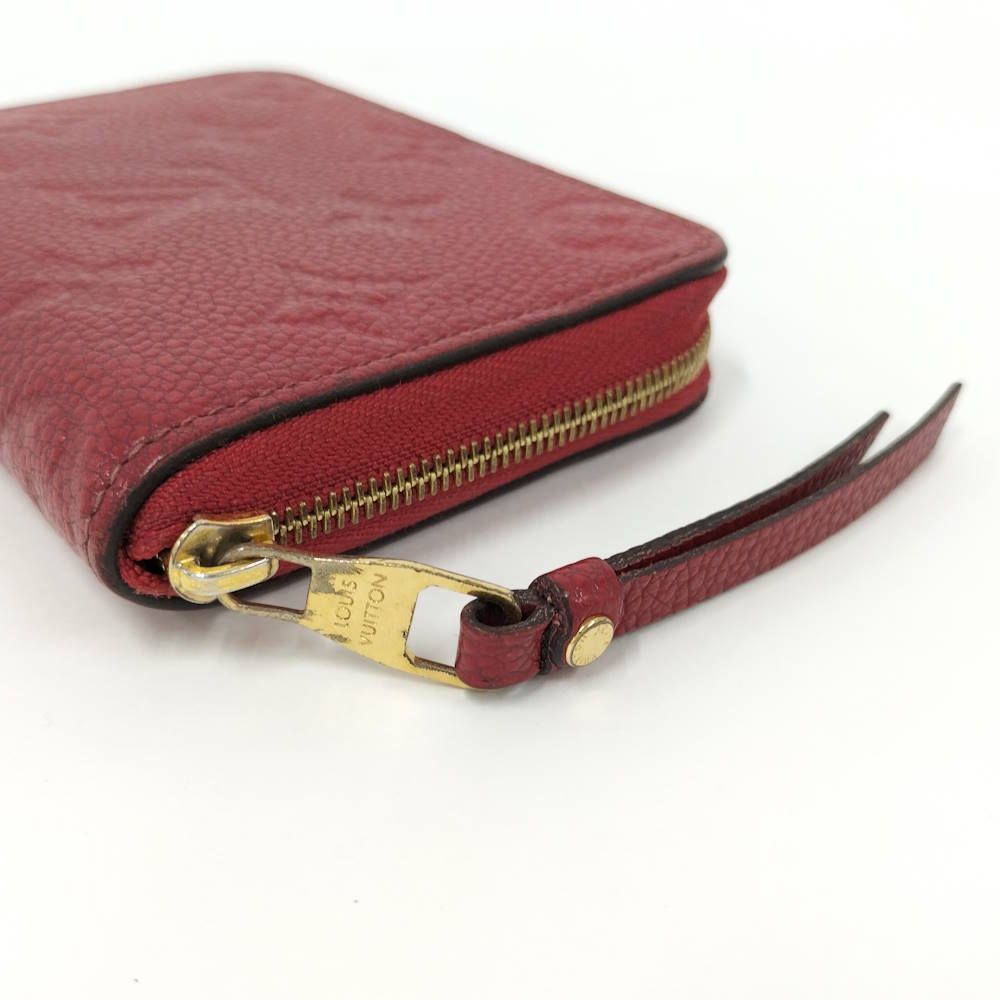 Louis Vuitton Zippy Coin Purse Monogram Empreinte Scarlet — view 5